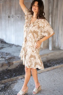 Wedge Inessa Baroque Taupe Print