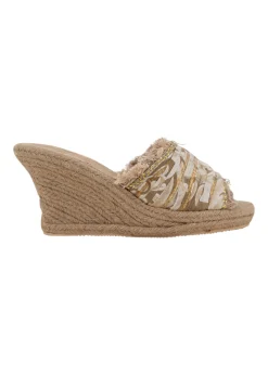 Wedge Inessa Baroque Taupe Print