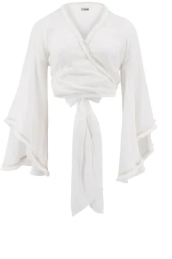 Wrap Top Garcia White